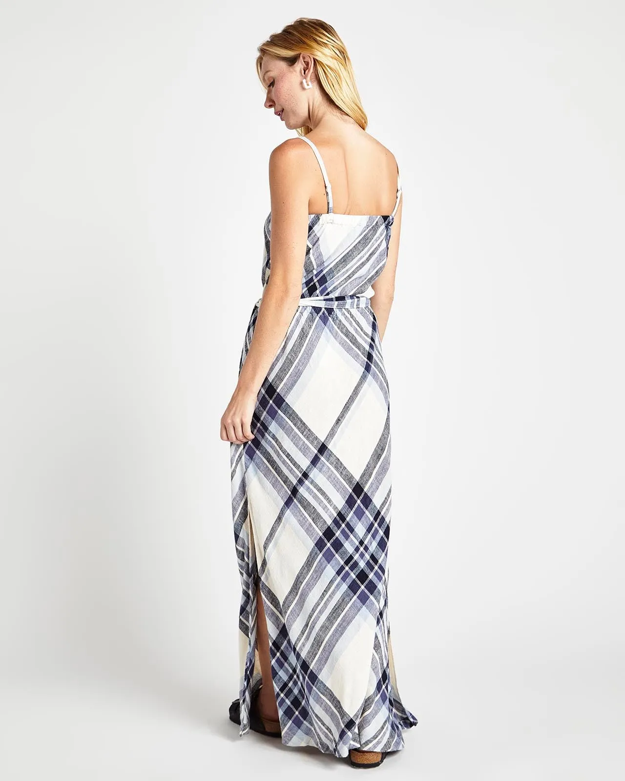 Annalise Plaid Maxi Dress