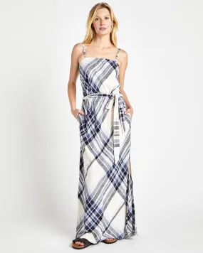 Annalise Plaid Maxi Dress