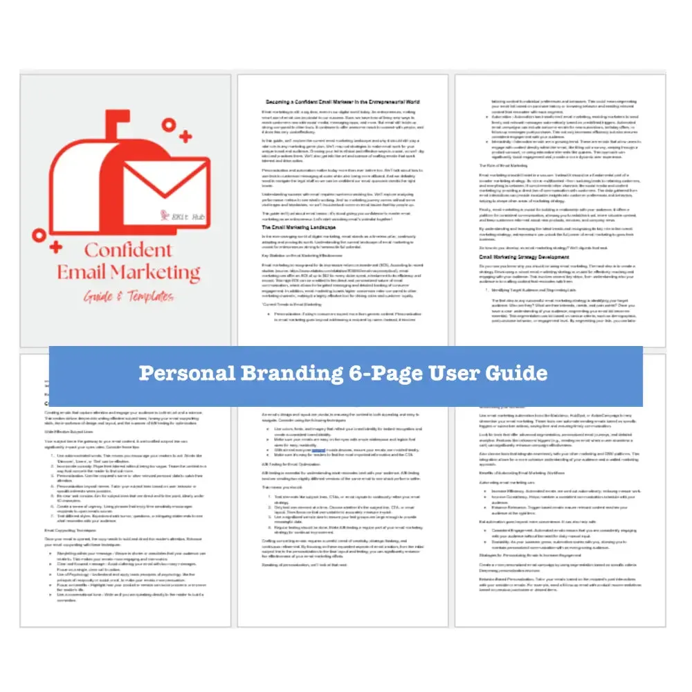 Become a Confident Email Marketer Templates   Guide