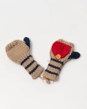 Cabbages & Kings Fingerless Gloves in Nautical