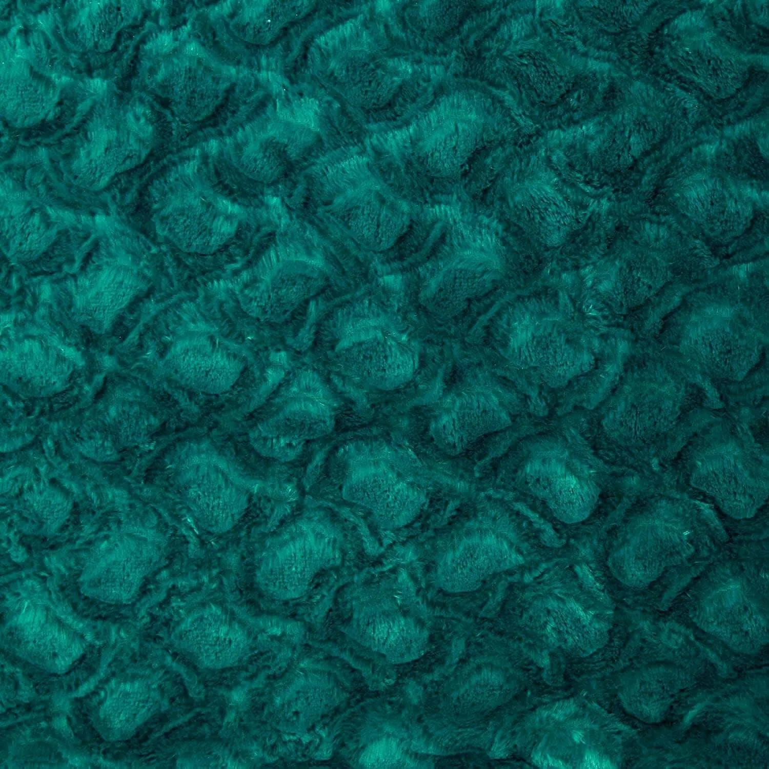 DaDa Bedding Mermaid Scales Emerald Green Blue w/ Sherpa Backside Faux Fur Throw Blanket (BL-171805) by DaDa Bedding Collection