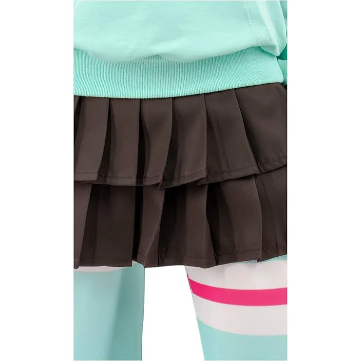 DAZCOS Womens US Size Vane Cosplay Outfit Hoodie Skirt for Halloweem Costume