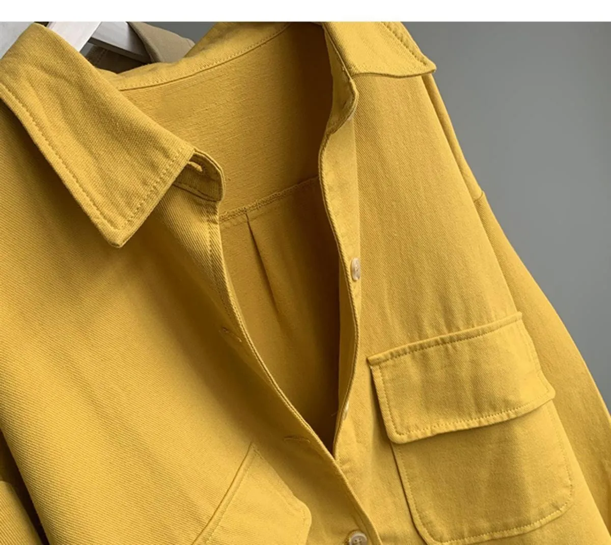 Fall Long Sleeve Oversized Shirt