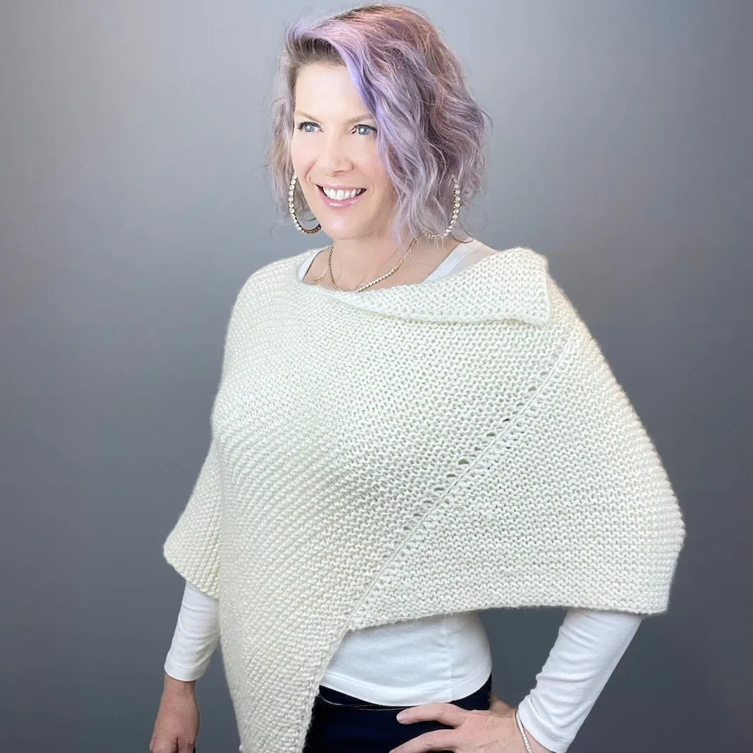 L'Enveloppe (Viento version) Knitting Kit | Plymouth Viento