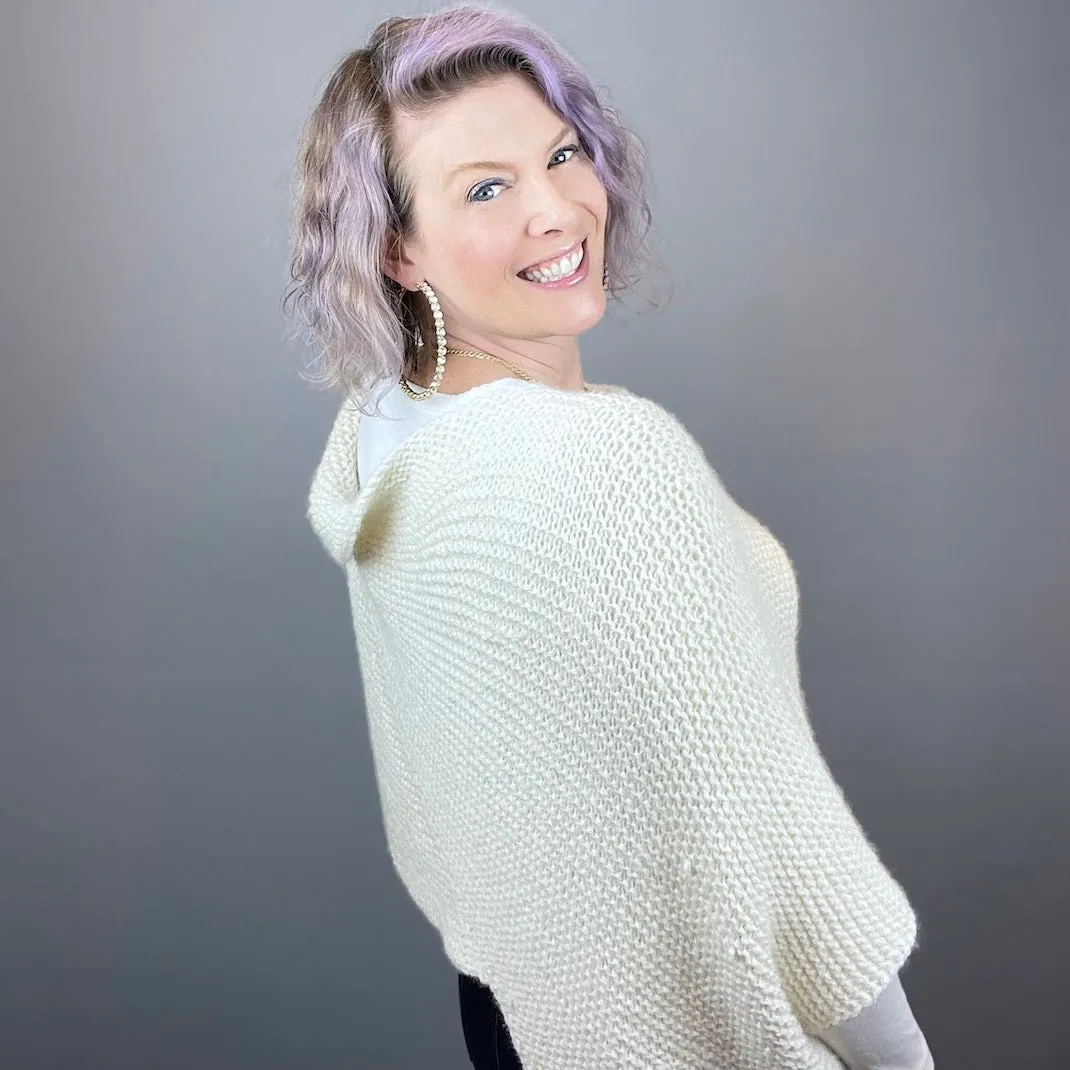 L'Enveloppe (Viento version) Knitting Kit | Plymouth Viento