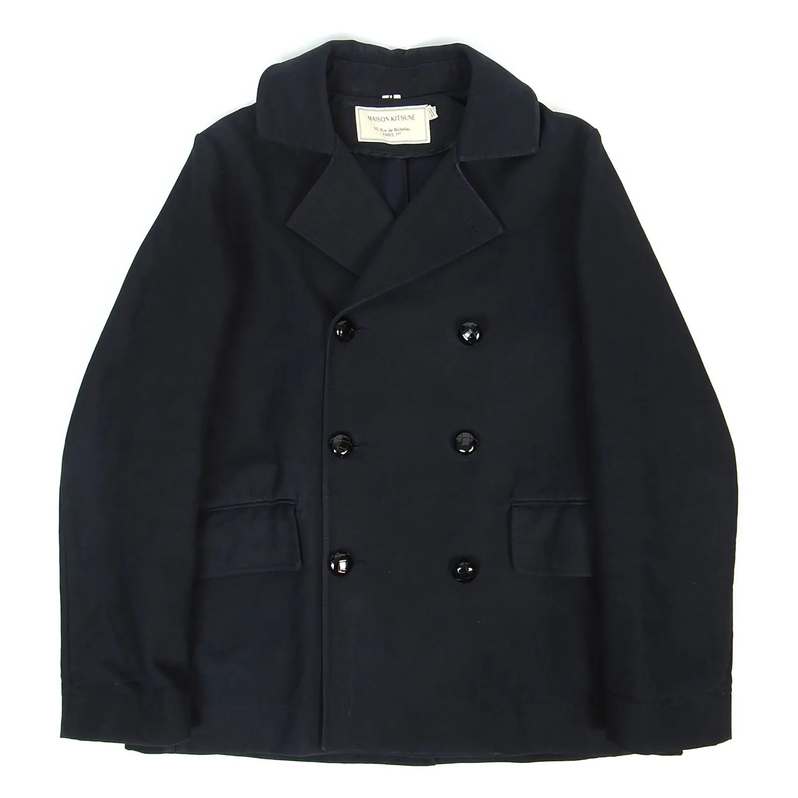 Maison Kitsune Peacoat Size Medium