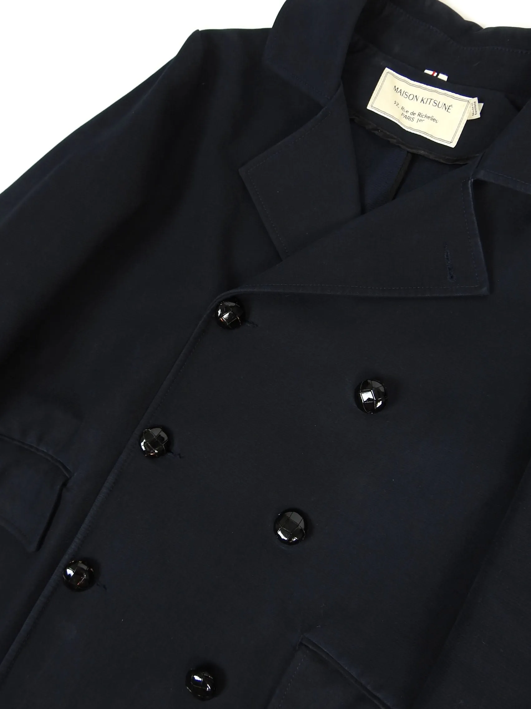 Maison Kitsune Peacoat Size Medium
