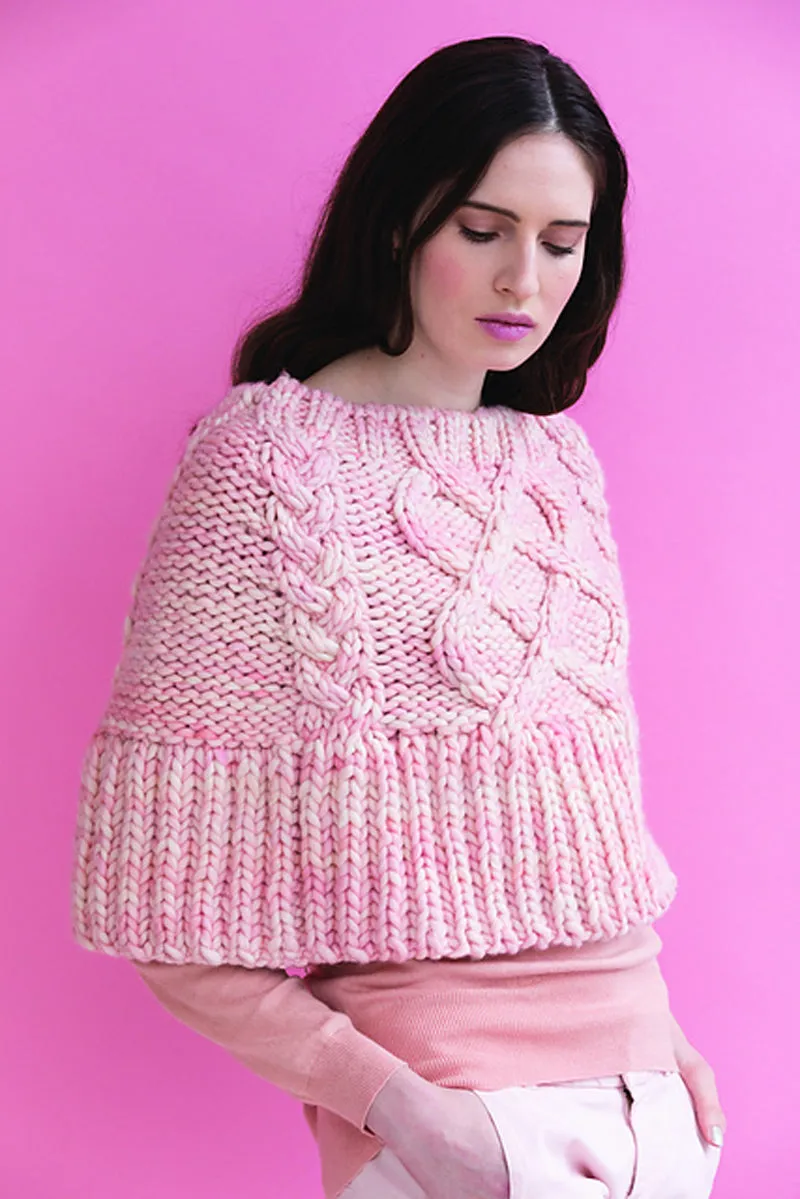 Malabrigo TriBeCa Patterns - Chambers Poncho - PDF Download