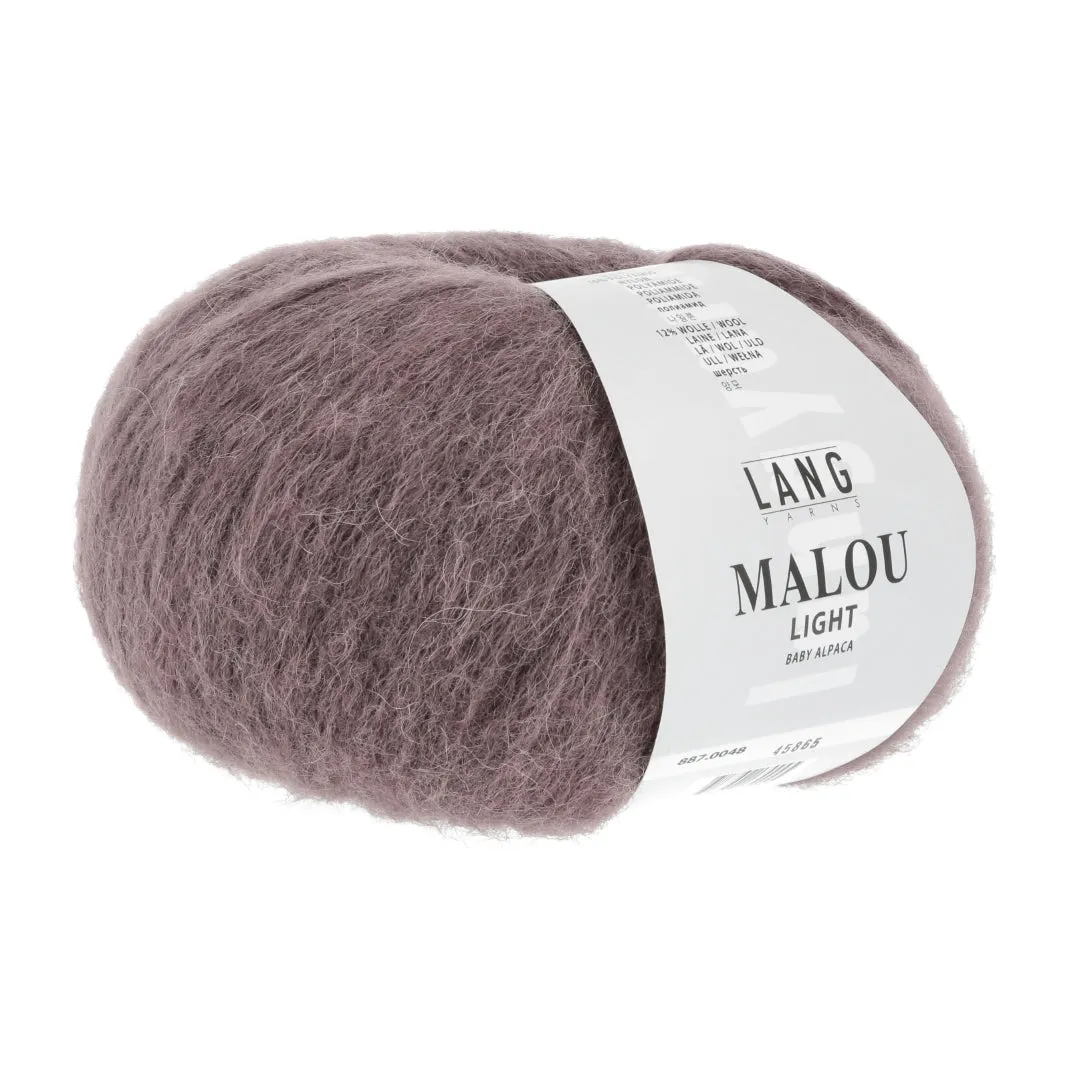Malou Horizontal Ribbed Cowl | Lang Yarns Malou Light & Knitting Pattern (#406)