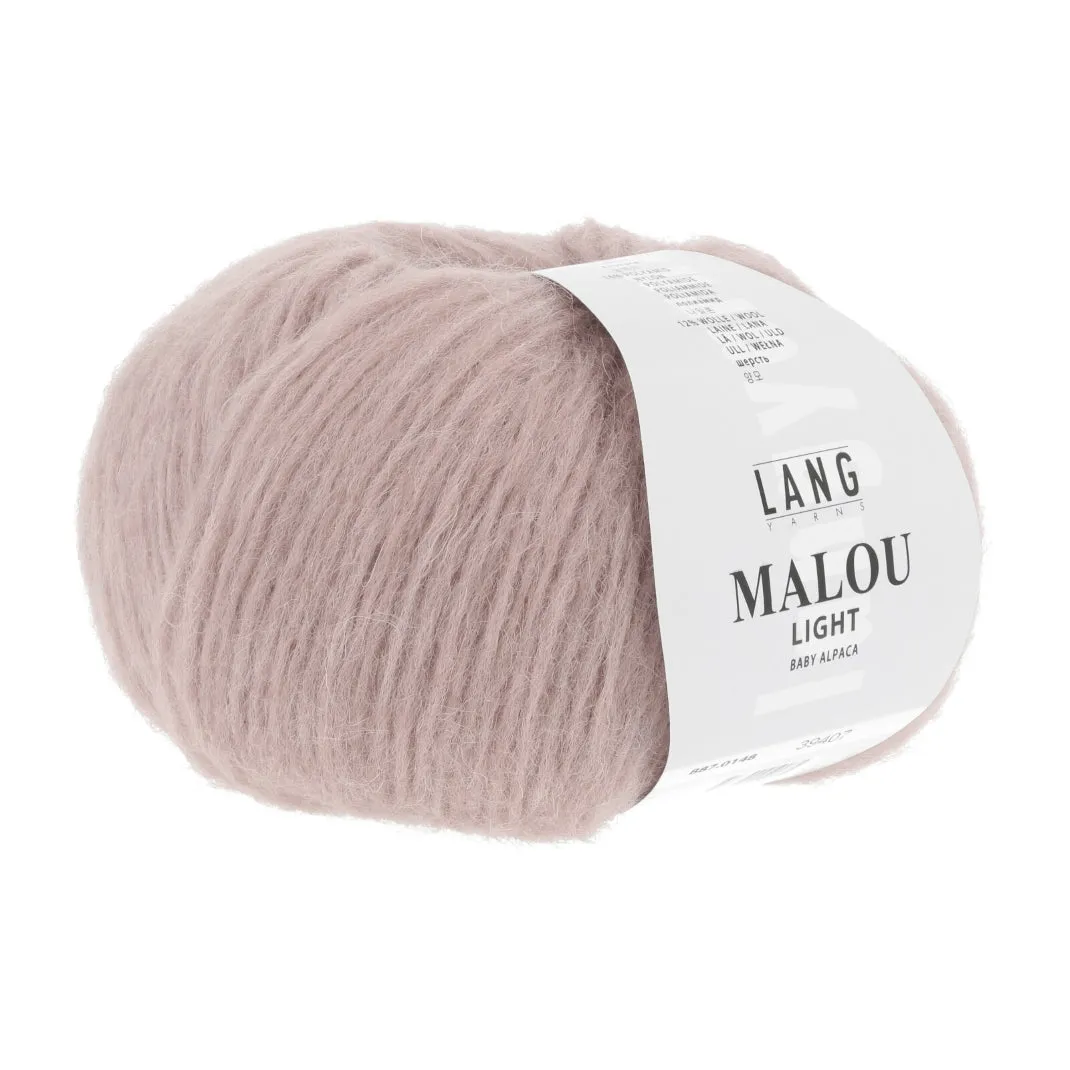 Malou Horizontal Ribbed Cowl | Lang Yarns Malou Light & Knitting Pattern (#406)