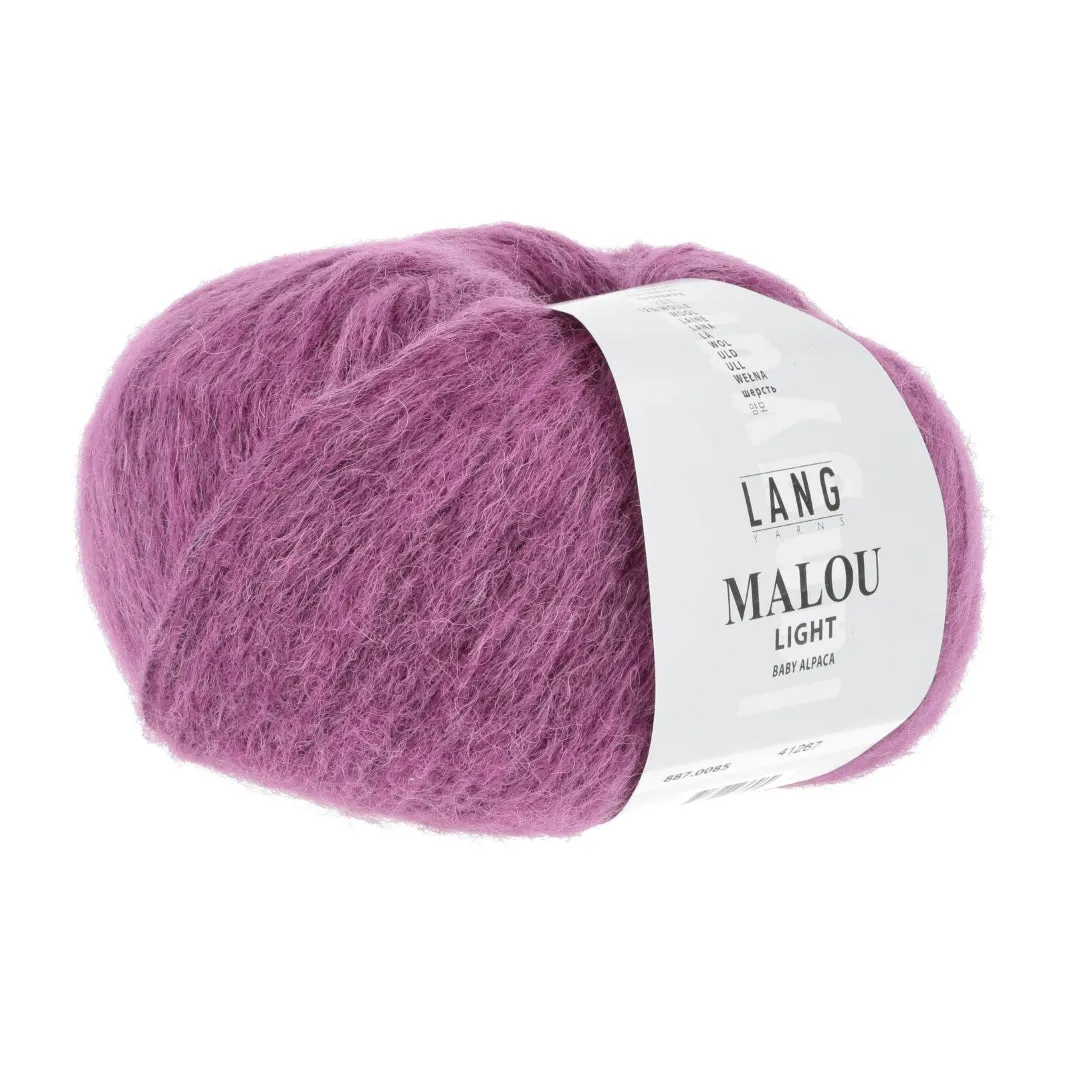 Malou Horizontal Ribbed Cowl | Lang Yarns Malou Light & Knitting Pattern (#406)