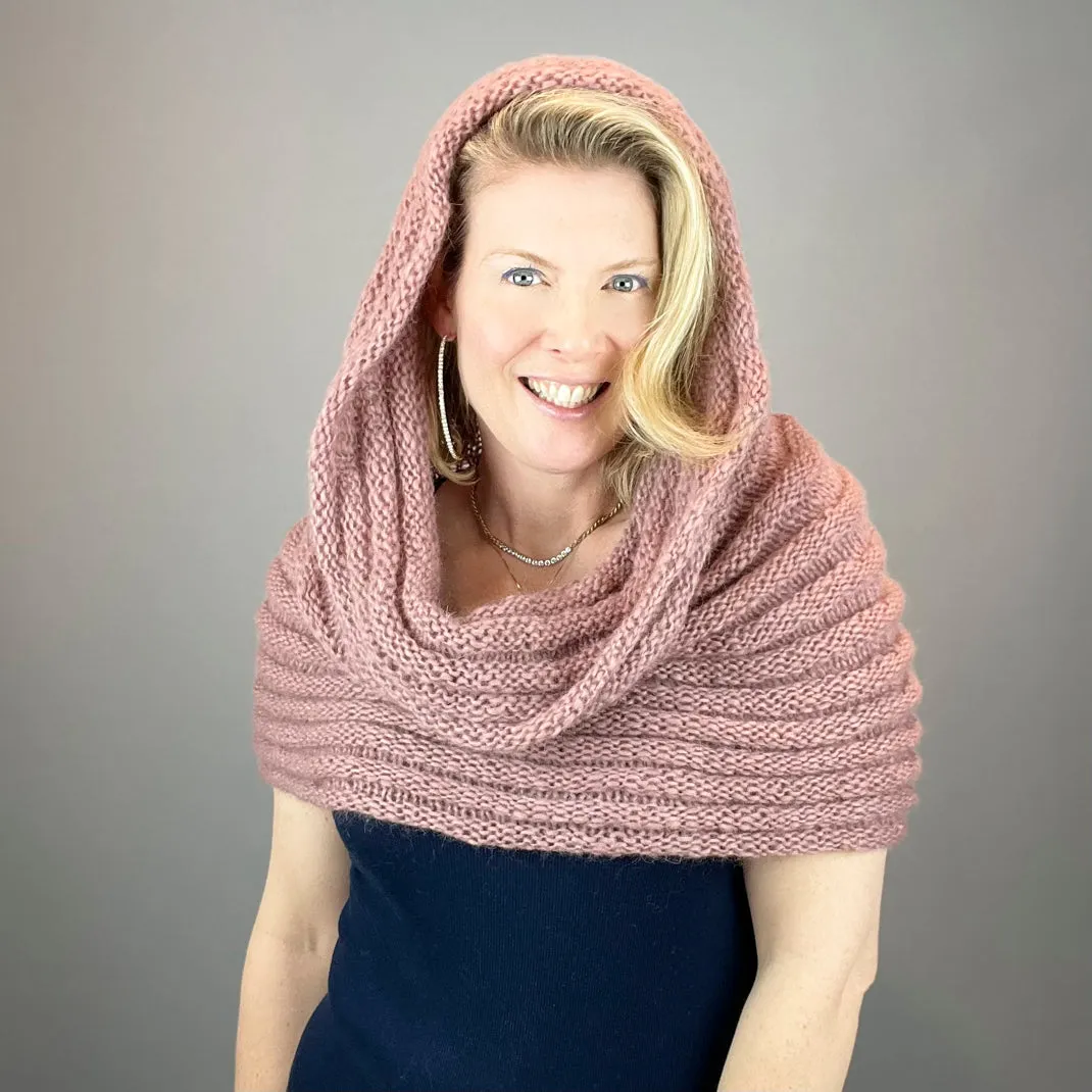Malou Horizontal Ribbed Cowl | Lang Yarns Malou Light & Knitting Pattern (#406)