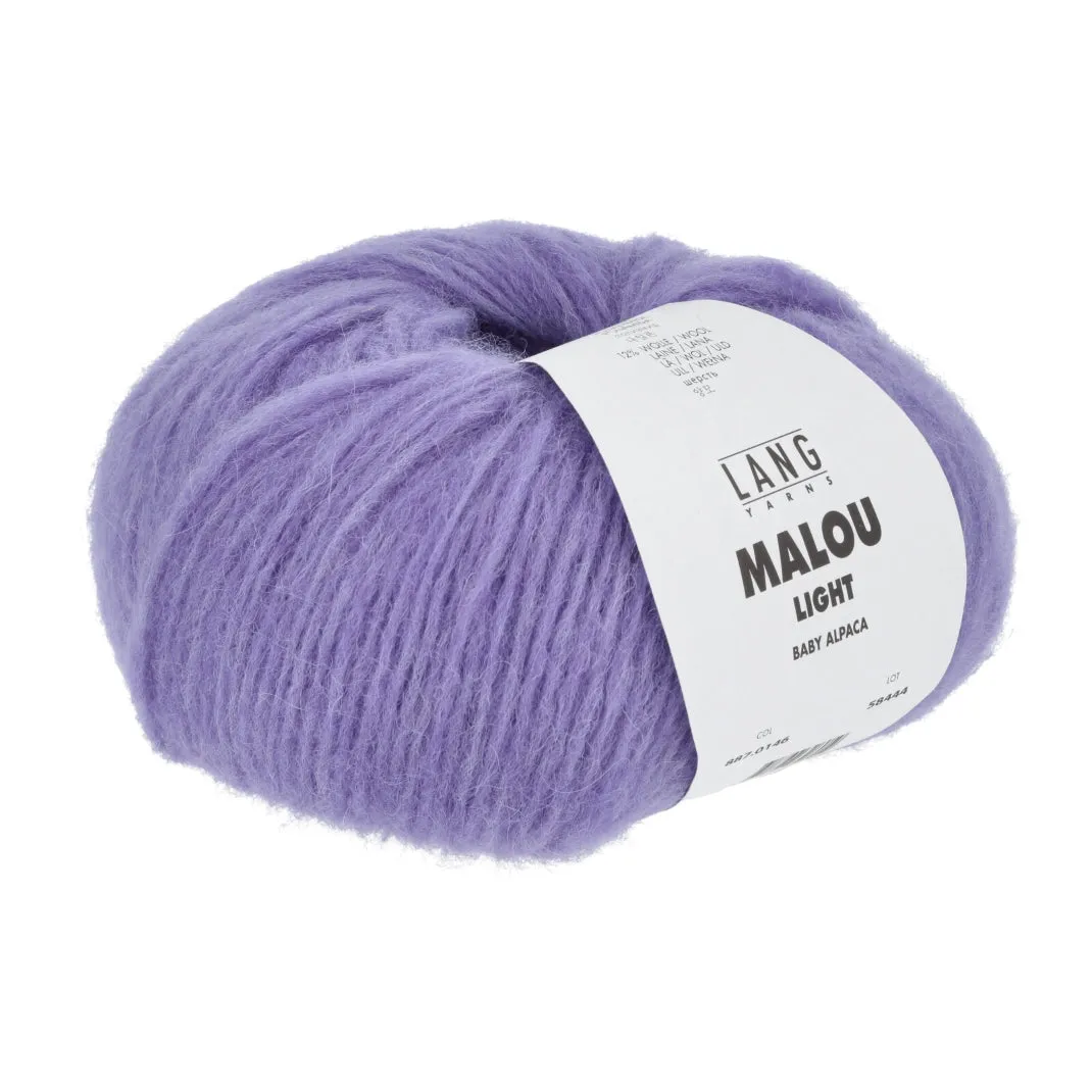 Malou Horizontal Ribbed Cowl | Lang Yarns Malou Light & Knitting Pattern (#406)