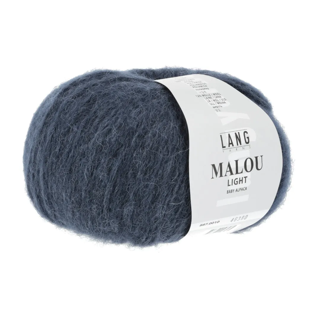 Malou Horizontal Ribbed Cowl | Lang Yarns Malou Light & Knitting Pattern (#406)