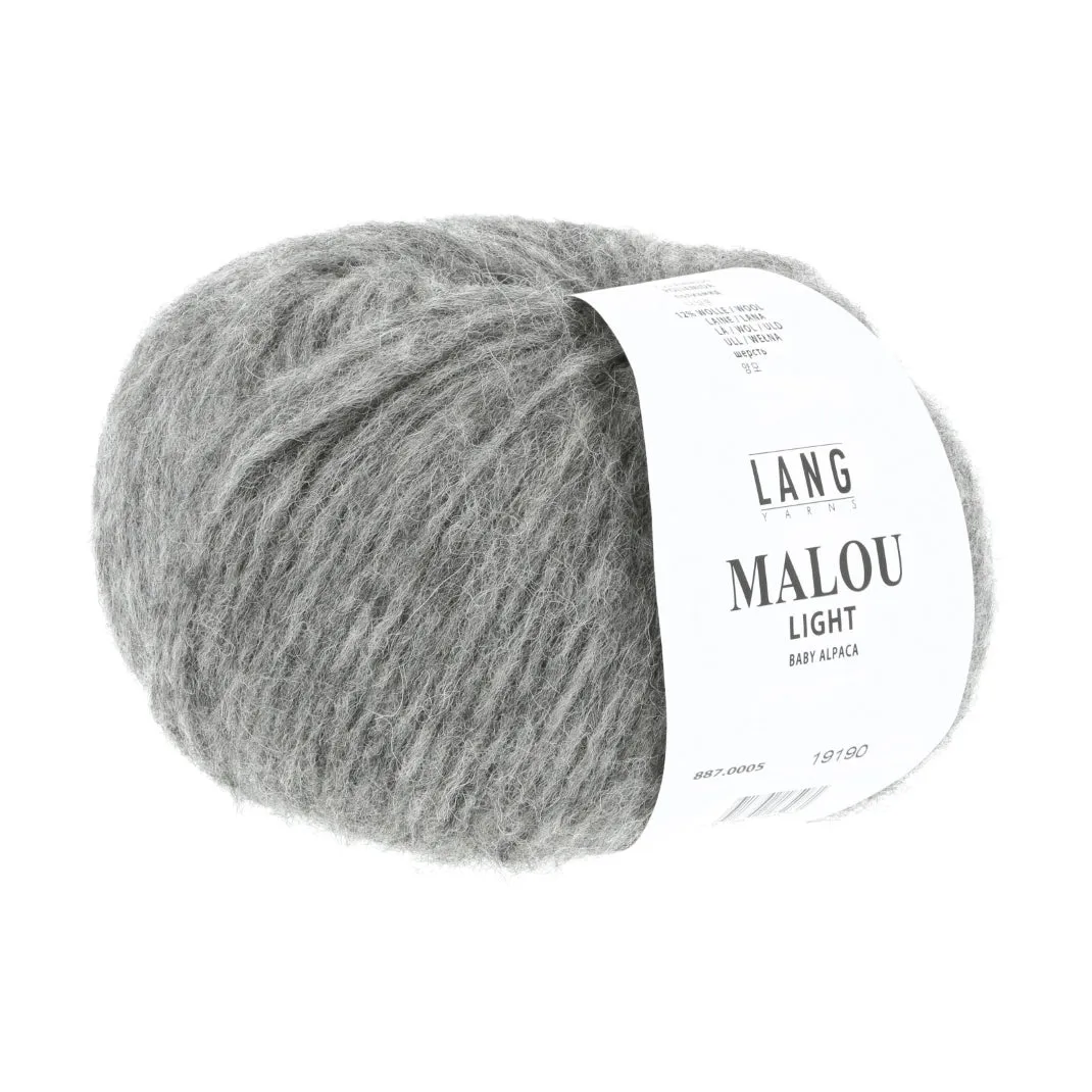 Malou Horizontal Ribbed Cowl | Lang Yarns Malou Light & Knitting Pattern (#406)