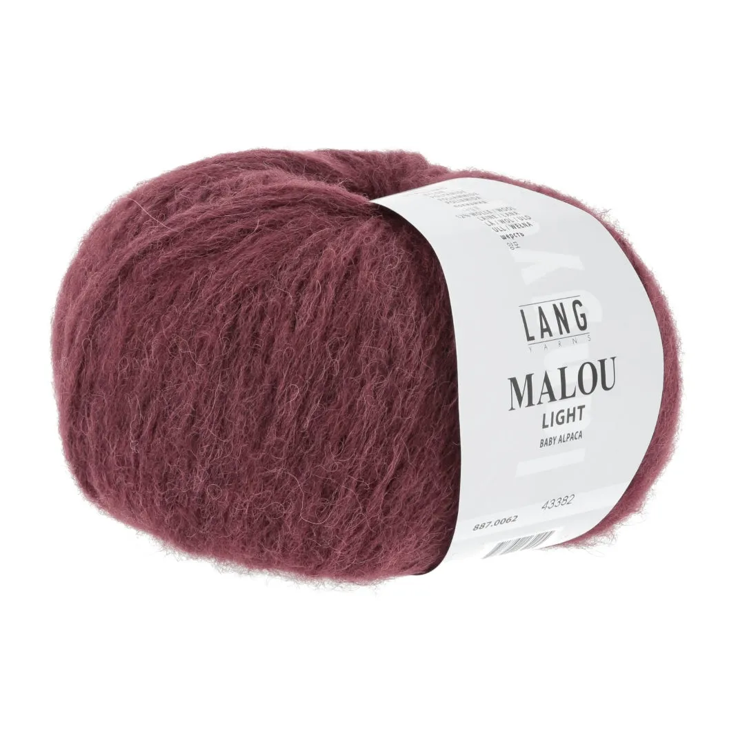 Malou Horizontal Ribbed Cowl | Lang Yarns Malou Light & Knitting Pattern (#406)