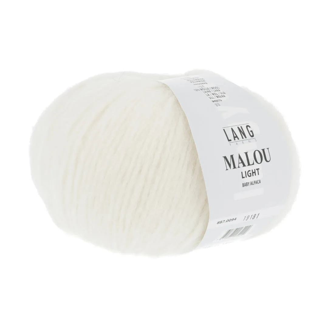 Malou Horizontal Ribbed Cowl | Lang Yarns Malou Light & Knitting Pattern (#406)