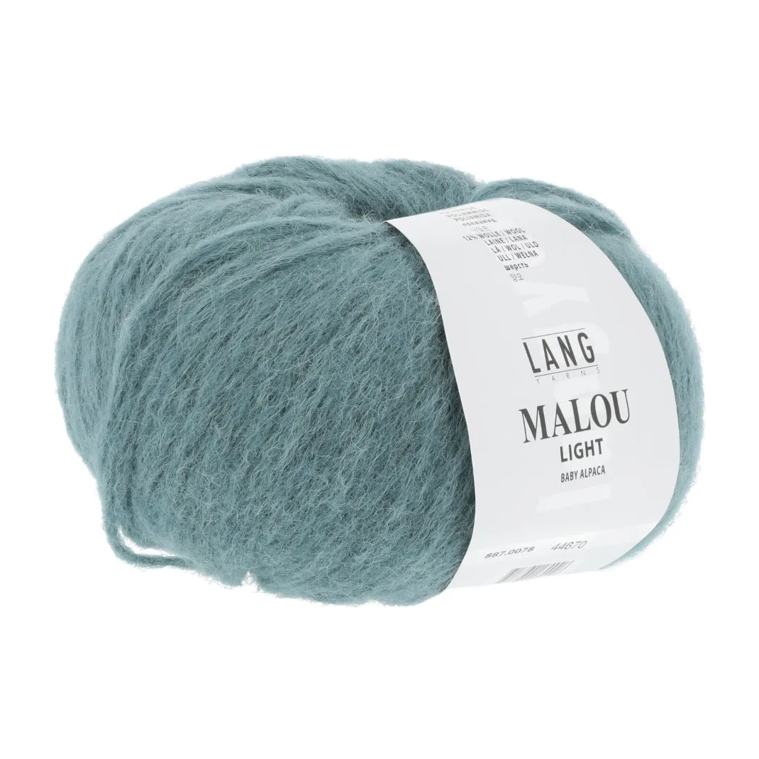 Malou Horizontal Ribbed Cowl | Lang Yarns Malou Light & Knitting Pattern (#406)
