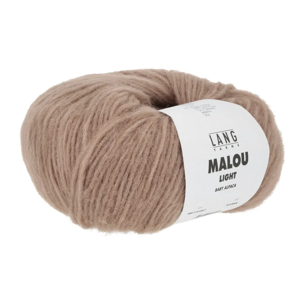 Malou Horizontal Ribbed Cowl | Lang Yarns Malou Light & Knitting Pattern (#406)