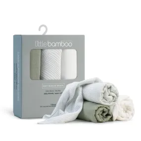 Muslin Wraps 3pk - Bayleaf