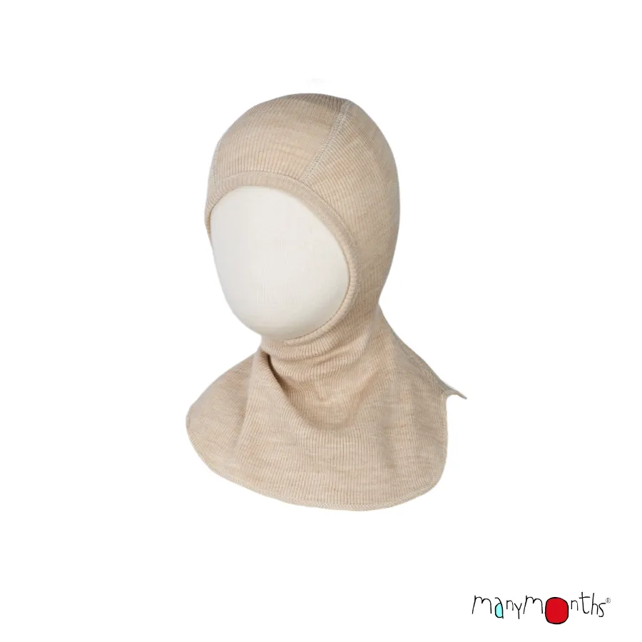 Natural Woollies Elephant Hood Balaclava by ManyMonths