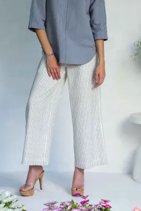 Nostalgia Striped Flared Pants