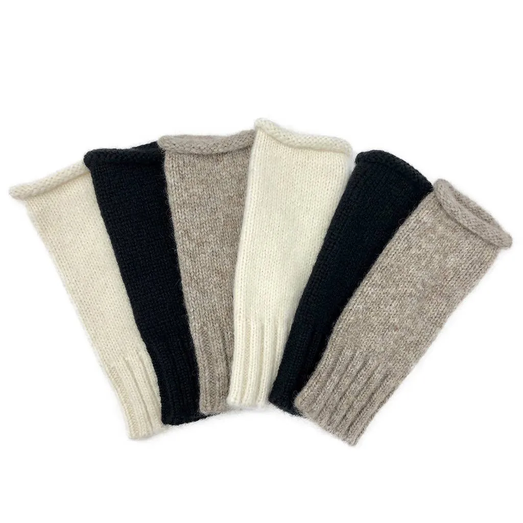 SLATE   SALT - Black Essential Alpaca Gloves