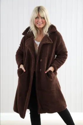 Teddy Longline Coat