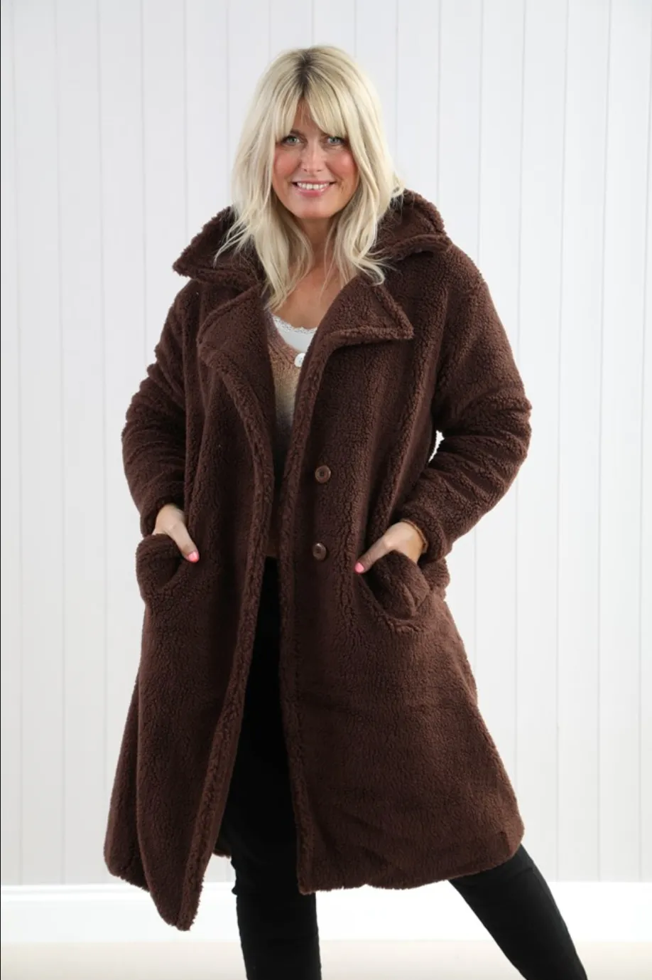 Teddy Longline Coat